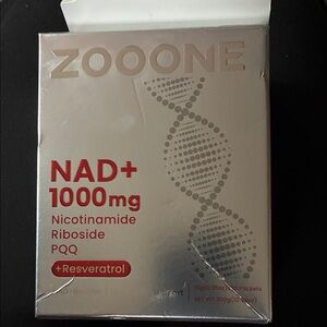NAD+ 1000mg Supplement with Resveratrol - Silver